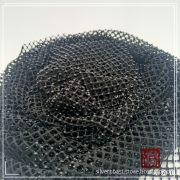 Pure Polyester Crochet Lace P/D Textile with Rhinestone
